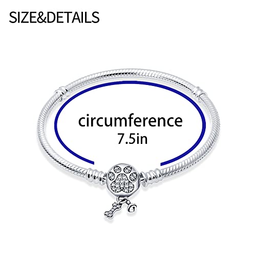 Snake Bracelet For Pandora Charm, 925 Sterling Silver Signature Rose Gold Jewelry2