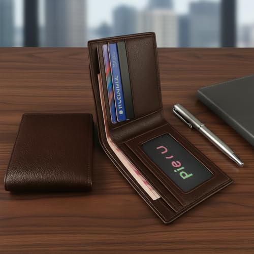 Slim Men's Leather Card Holder - Ultra-Thin & Lightweight (4.3