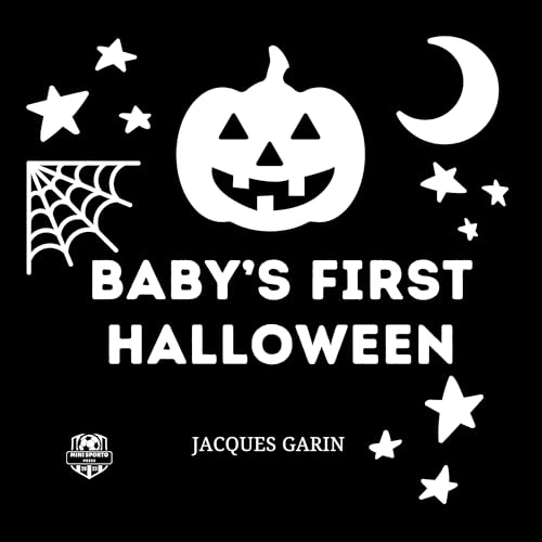 Baby's First Halloween Book: Black and White High Contrast Baby 0-12 Months on Halloween (Baby's First Holidays) (English Edition)