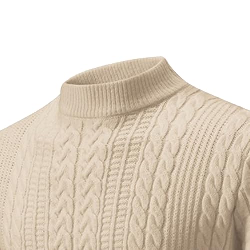 Men's Slim Fit Mock Neck Sweater Top Male Casual Pullover Winter Sweaters Tops Long Sleeve Stretchy Sweater for Men2