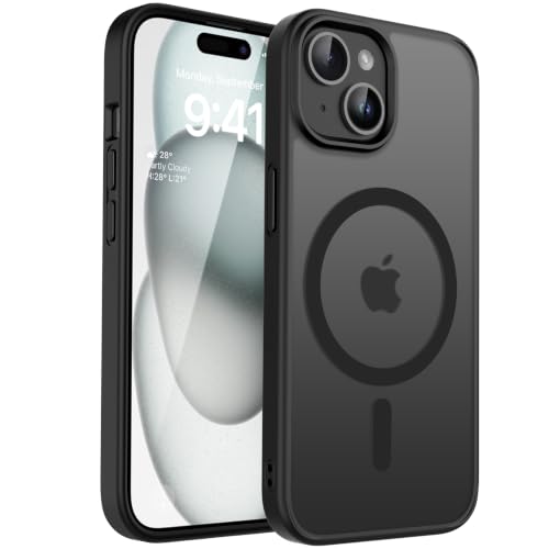 Image of CACOE Magnetic Case for iPhone 15 6.1 inch, Matte Black