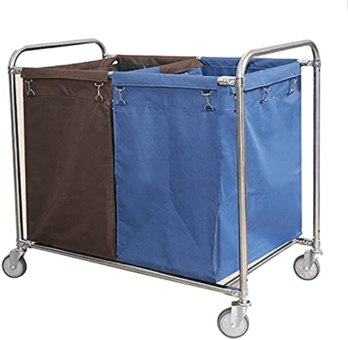 Shelf Movable Trolleys Removable Bags With Laundry Basket Laundry Hamper Cart With Rolling Wheels Large Capacity Laundry Trolley