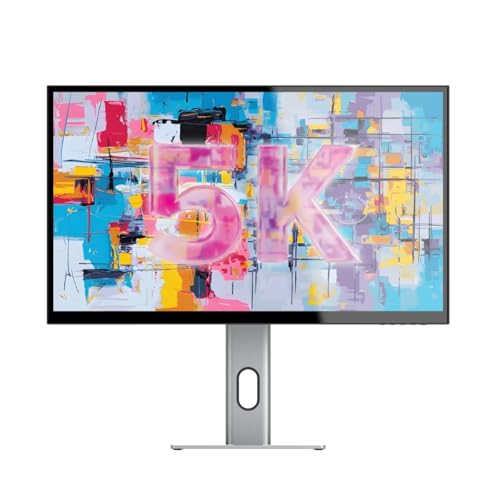 Image of ALOGIC Clarity 27 inch Inch 5K UHD Monitor, 5120x2880 IPS Display with 65W USB-C Laptop Charging, USB Hub, DisplayPort, Dual HDMI, HDR400, VESA Compatible for Mac & Windows