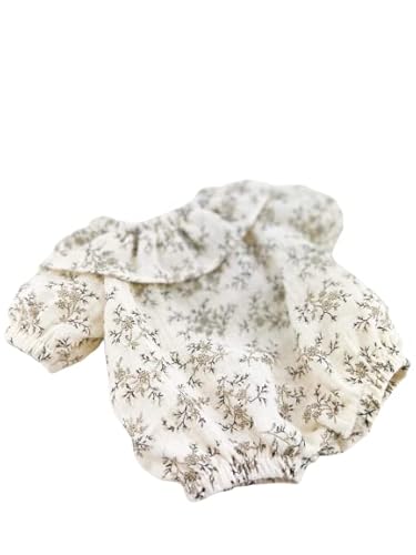 Miniland doll clothes 38 cm, Paola Reina clothes, Minikane 34cm romper, doll romper with frill, doll clothes, doll jumpsuit (romper Gloria cream)