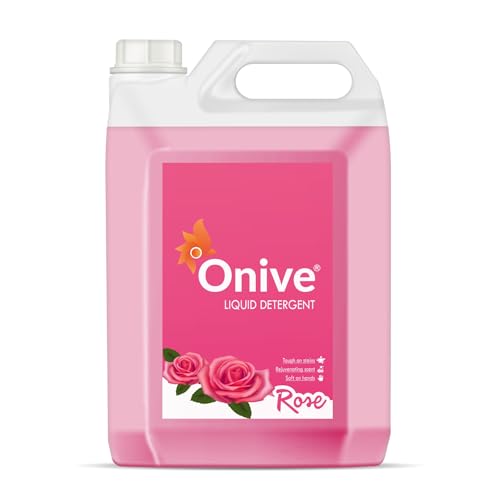 Image of Liquid Detergent 5 Litre, For Top Load and Front Load, Fresh Rose Fragrance, Detergent Liquid for Washing Machine - 5 Ltr