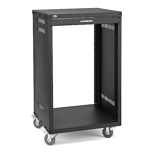 Samson SRK16 Rack 19 tum/48,3 cm för 16 enheter, svart
