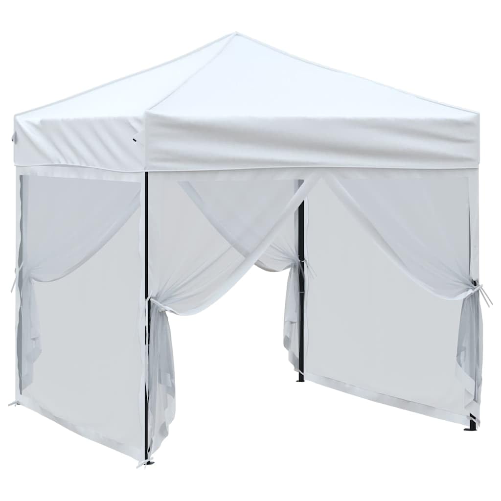 Carpa plegable para fiestas, 2 x 2 m, con paredes laterales, color