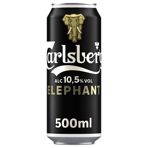 Carlsberg Elephant Extra Strong 10,5 % Vol. Dosenbier 0,5 l | 24 Starkbier Dosen in vollmundig, kräftigem Geschmack… - Image 3
