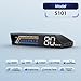 Compact Car Head Up Display HUD for OBD2 Vehicles, Featuring Speed and Temperature Monitoring