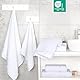 Hammetex 6 teiliges Handtuch Set, 100% Baumwolle Weich Saugstark Qualität Handtücher Set, 2 Badetücher 70x140 cm, 4 Handtücher 50x100 cm, Weiß