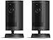 Introducing Ring Outdoor Cam Plus, Battery — Wide-Angle 2K Video with Ring Vision, Low-Light Sight for full-color night vision, Mount-Anywhere Versatility, 2-Pack, Black