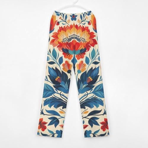 Polish Folk Art Floral PatternChildren's Casual Pajamas140CM2