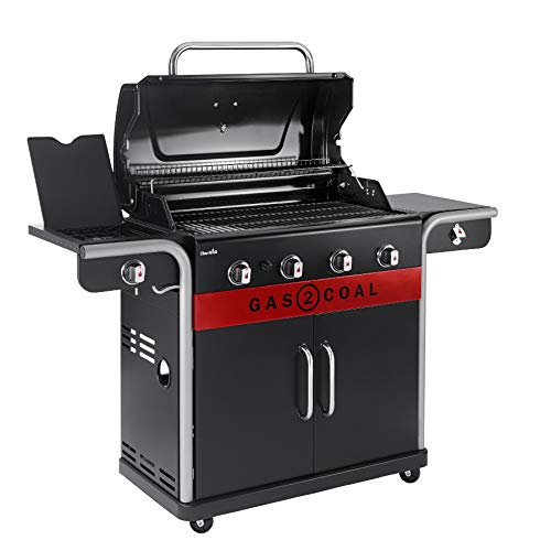 Char-Broil Gas2Coal 440 Hybrid Grill Gas Barbecue, Black