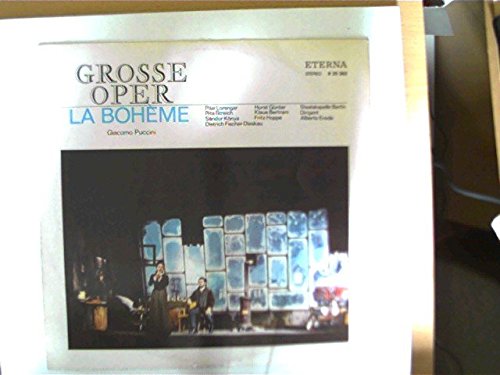  4 Platten: Grosse Oper - La Boheme (Puccini), Hoffmanns Erzählungen (Offenbach), Die Zauberflöte (Mozart), Madame Butterfly (Puccini),