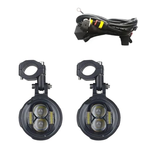 Faros de carretera moto para BMW R1200GS F800GS ADV luces antiniebla LED auxiliares de 12V