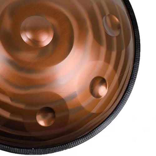 Handpan ORANGES 432Hz 10 Notas 22 pulgadas Metal miniatura 4