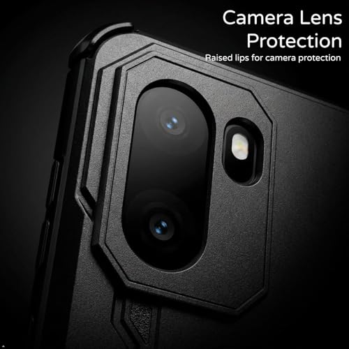 Image of ShieldTech Back Cover Case for OnePlus 15r 5G | 360 Protection Mobile Phone Case Mag-Safe | Camera Protection | Back Cover for 1 + OnePlus 15 r 5G / One Plus 15 5+G - Black TPU+PC