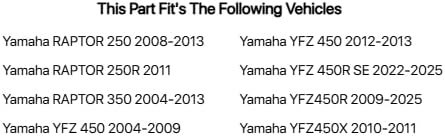 Primary Drive Rear Steel Sprocket 37 Tooth Black for Yamaha YFZ450R 2009-2021