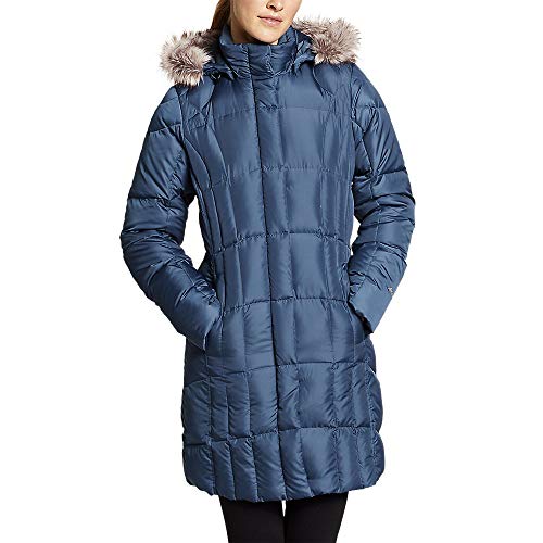 Eddie Bauer Women's Lodge Down Parka, Dusted Indigo Regular M