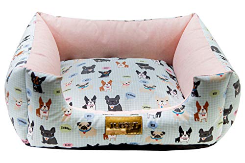 Cama Impermeável Para Cachorro Luppet Pequeno porte até 5kg Rosa Cachorro M