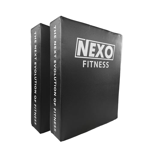 NEXO Fitness Crash Pads for Weightlifting - Impact Protection and Silence Drops - Set of 2