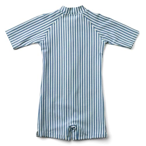 Image of Boys One Piece Swimsuit Whale Dolphin Bathing Suit Zipper Rash Guard Kid Short Sleeve Swimwear Shark Beach Wear UPF50+