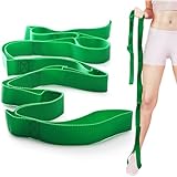 Stretching Strap Yoga Straps for Physical Therapy, 10 Loops Non-Elastic Stretch Band for Pilates, Flexibility, Exercise and Gymnastics