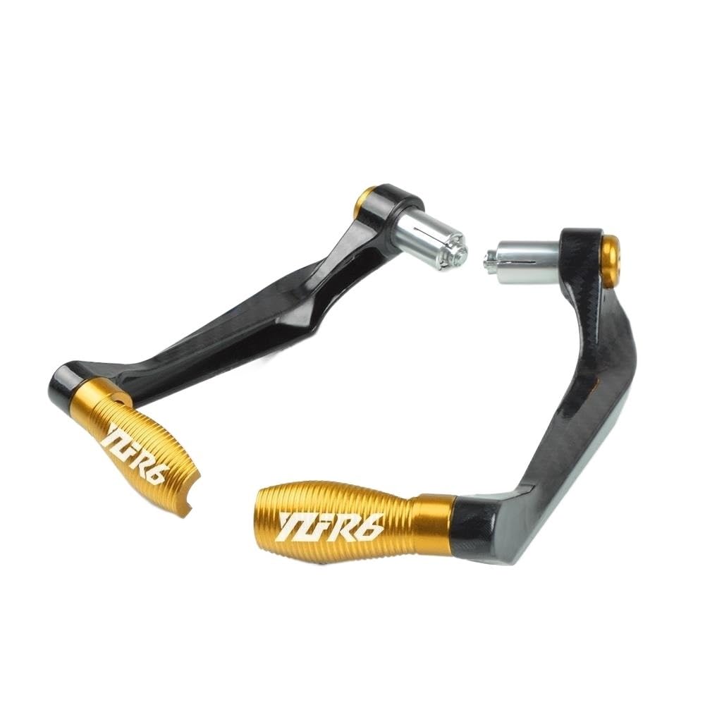 Protector Manetas Moto Uso apto for Yamaha YZF R6 motocicleta freno embrague palancas Protector YZFR6 1999 2000 2001 2002 2003 2004 2005 2007 2008 2009 2010 Freno Manillar Protector(Black YZFR6)