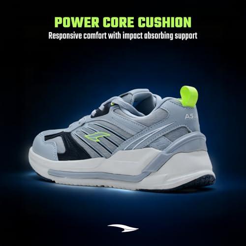 Image of ASIAN Powerkick-05 Running Shoes for Men | Breathable Mesh Knit Sports Shoes | EVA Midsole for Energy Return | Memory Foam Sneaker for Boys | Ideal for Gym, Sports, and Training