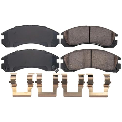 Image of PowerStop Front Brake Pads for Mitsubishi Outlander PHEV 2021-22 - Z17 Ceramic Brake Pads with Installation Hardware, 17-530N