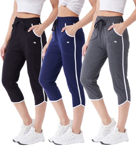 Image of Modeve Women Cotton Blend Pack of 3 Track Pant