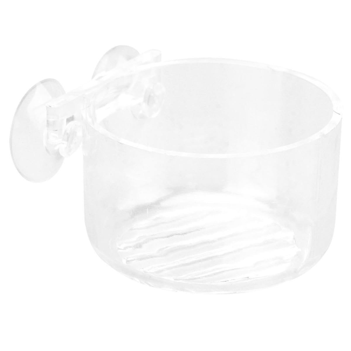 Alipis Multi-Function Aquarium Fish Feeder Red Worm Feeding Cup with Suction Cup Acrylic Fish Food Container for Shrimp