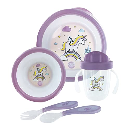 dBb Remond Coffret Repas Licorne Violet