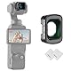 NEEWER 0,75X Weitwinkelobjektiv kompatibel mit DJI Osmo Pocket 3 Creator Combo Zubehör, magnetisches, mehrfach beschichtetes asphärisches Objektiv mit 108° erweitertem Sichtfeld und 2X Reinigungstuch