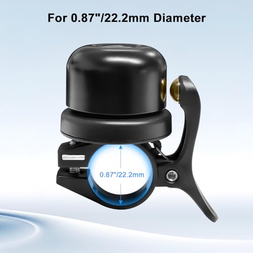 Timbre de bicicleta impermeable para Apple AirTag manubrio adulto 3