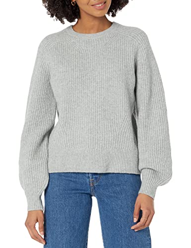 Image of Amazon Essentials Women's Ribbed Long Sleeve Crewneck Sweater