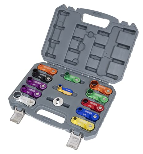 Lisle Master A/C & Fuel Line Disconnect Tool Set Kit W/ Case - Foto 5