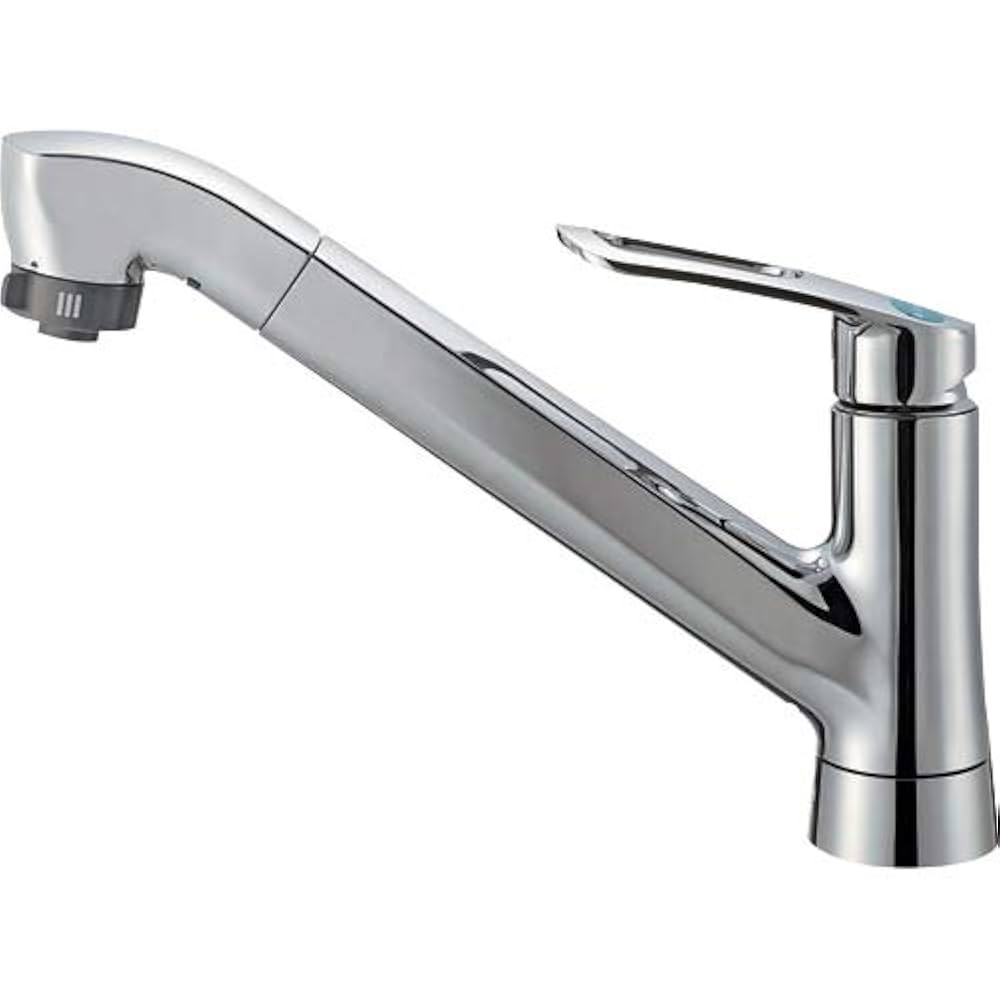 Amazon.co.jp: SANEI キッチン用 シングルワンホール混合栓 エコ