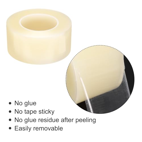 Image of MECCANIXITY Removable Protective Film Tape, 2 2 /5 Inch x 656 Ft Surface Protective Scratch Film Tape Roll for Furniture, Electrical Appliances, Clear