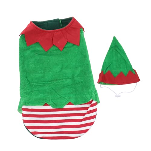 Disfraz verde de Navidad para perro talla XL GANAZONO