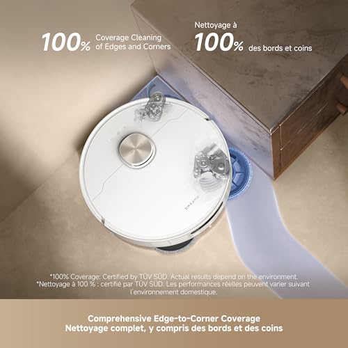 Image of DREAME L50 Ultra Robot Vacuum and Mop White, 19,500Pa Suction, with Auto-Empty and Mop Self-Cleaning, Precise Obstacle Avoidance, HyperStream Detangling DuoBrush