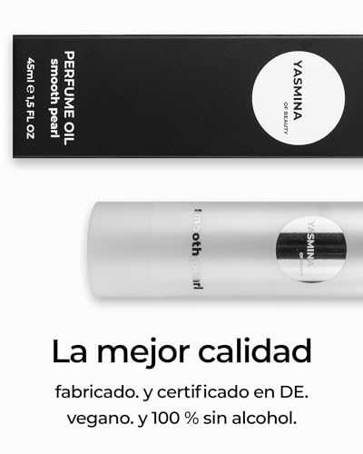 Yasmina-of-Beauty-Smooth-Pearl-Parfum-Oil-para-Mujer-Perfume-para-mujer-Fragancia-Floral-Intensa-y-Equilibrada-100-Sin-Alcohol-Aceites-Esenciales-Nutritivos
