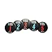 WILSON NBA DRV Basketball Training Markers,Black