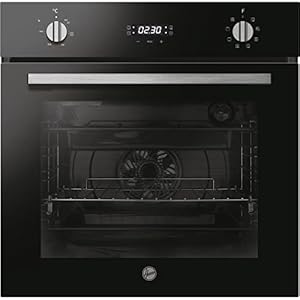 Hoover H-OVEN 300 HOC3UB3158BI 68 Litre Multifunction Oven, LED Programmer, 8 Progammes, Hydro easy clean, Black Glass…
