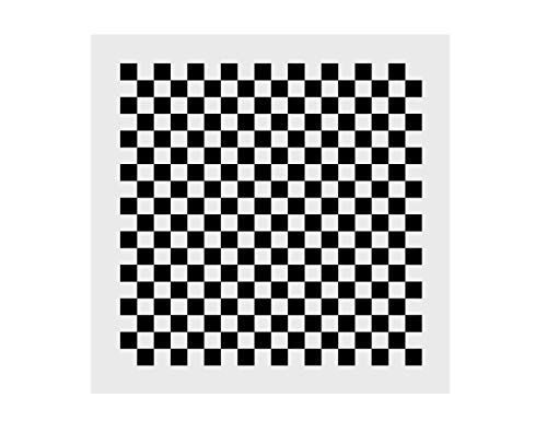 Lens Focus Calibration Chart Film Pattern Calibrating PET Or Aluminium Oxide Chess Board 18×18 (50×50), Aluminium Oxide