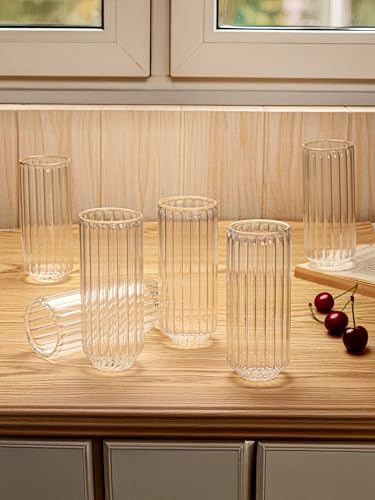 Image of Ripple Wave Highball Glass Pack of 6