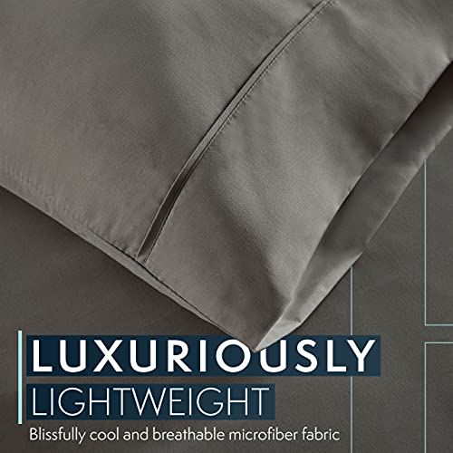 image for HC COLLECTION Bed Sheets Set Queen with 2 Pillowcases, Hotel Luxury Pl