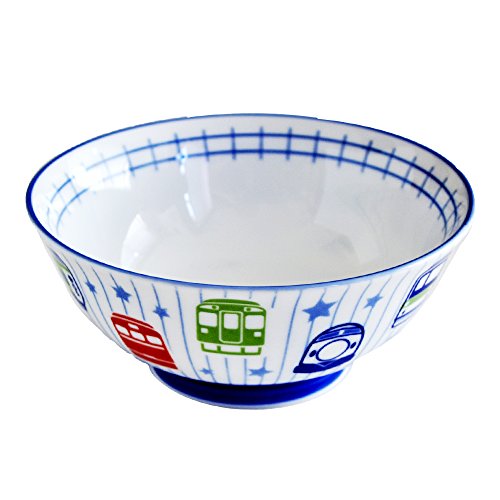 テーブルウェアイースト 子供ラーメン丼 16cm 電車大好き 男の子用