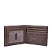 Fossil Men's Derrick Leather RFID-Blocking Bifold with Flip ID Wallet, Dark Brown, (Model: ML3681201)