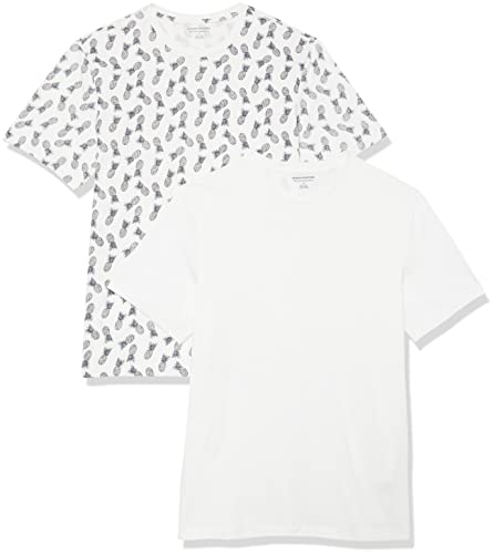 Image of Amazon Essentials Men's Short-Sleeve Crewneck T-Shirt, Pack of 2